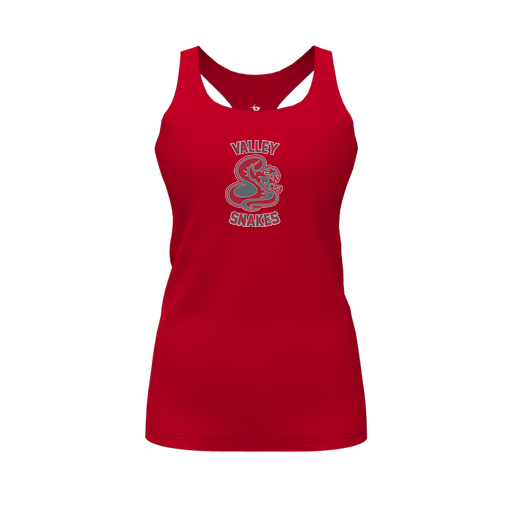 [FT0TRBRD-FYS-LOGO2] Decker Racerback Tank Top (Female Youth S, Red, Logo 2)