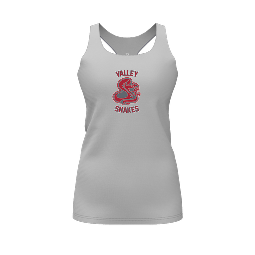[FT0TRBGY-FYS-LOGO2] Decker Racerback Tank Top (Female Youth S, Gray, Logo 2)