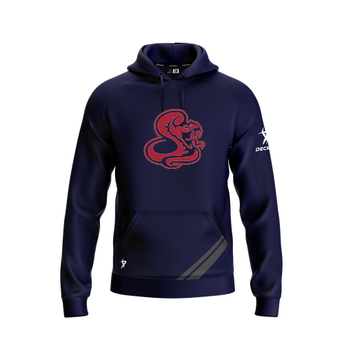 [FOLHSMNV-YXS-LOGO1] Decker Summit Hoodie (Youth XS, Navy, Logo 1)