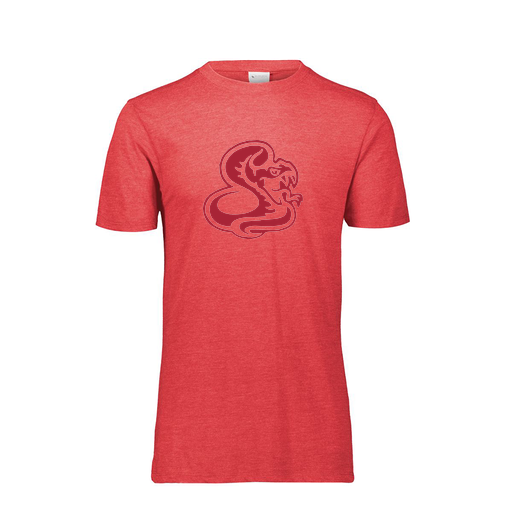 [FTSCUBRD-AS-LOGO1] Decker Men's Tri-Blend T-Shirt - Short Sleeve (Adult S, Red, Logo 1)