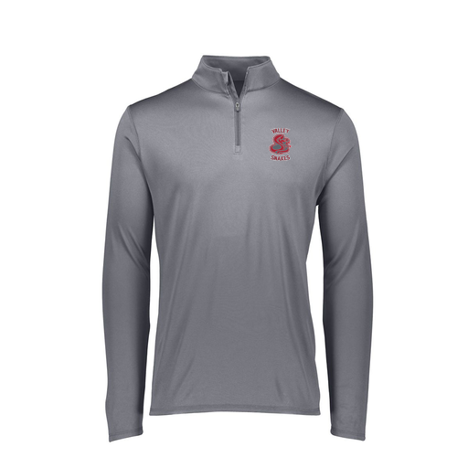 [FTLQFLGY-FAXS-LOGO2] Decker Women's Flex-Lite 1/4 Zip Shirt (Female Adult XS, Gray, Logo 2)