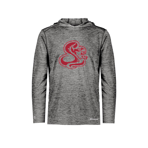 [FOLHCGBK-YS-LOGO1] Decker Youth Charge Hoodie (Youth S, Black, Logo 1)