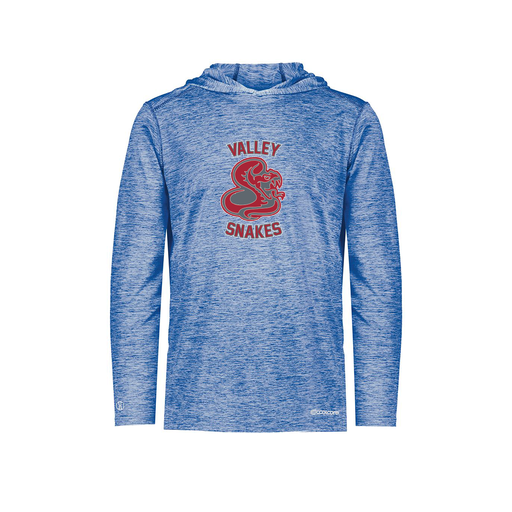 [FOLHCGRY-YS-LOGO2] Decker Youth Charge Hoodie (Youth S, Royal, Logo 2)